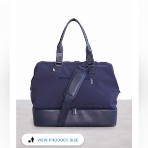 Beis weekender bag in navy